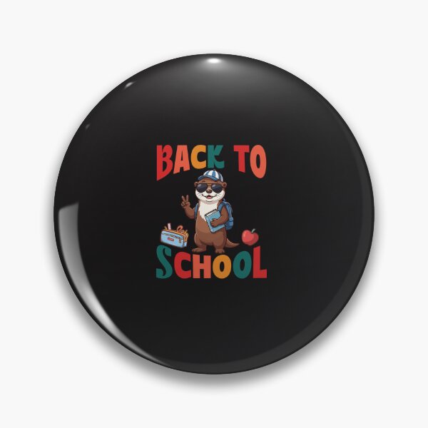Item preview, Cute River Otter Back to School Student First Day Retro Animal Design designed and sold by kiralynstration.