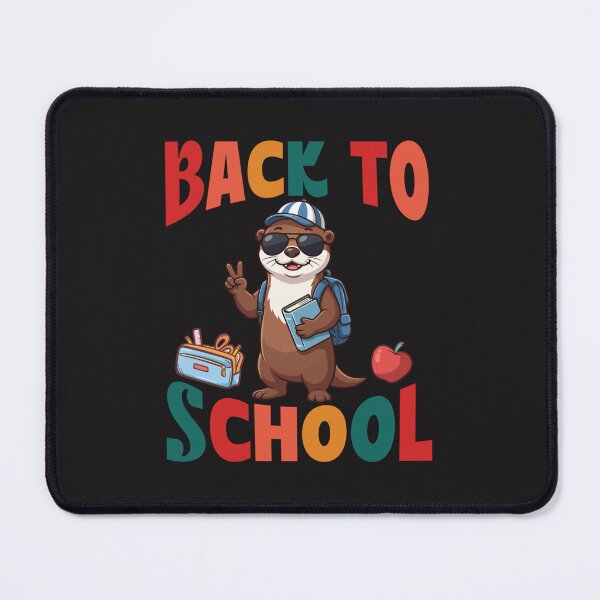 Item preview, Cute River Otter Back to School Student First Day Retro Animal Design designed and sold by kiralynstration.