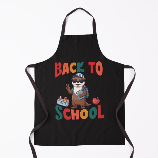 Item preview, Cute River Otter Back to School Student First Day Retro Animal Design designed and sold by kiralynstration.