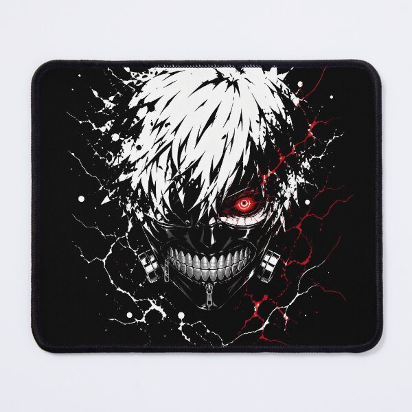 Item preview, Anime Ghoul Smile White Hair Red Veins designed and sold by RoyalEarthstore.