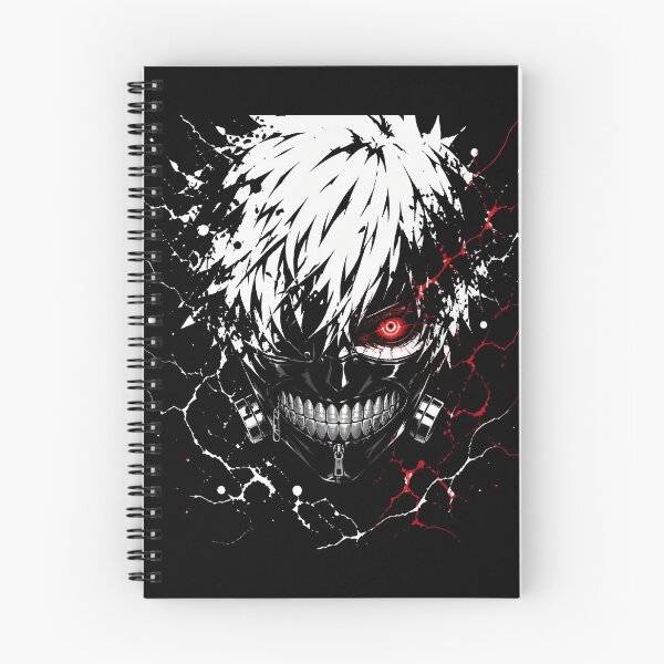 Item preview, Anime Ghoul Smile White Hair Red Veins designed and sold by RoyalEarthstore.