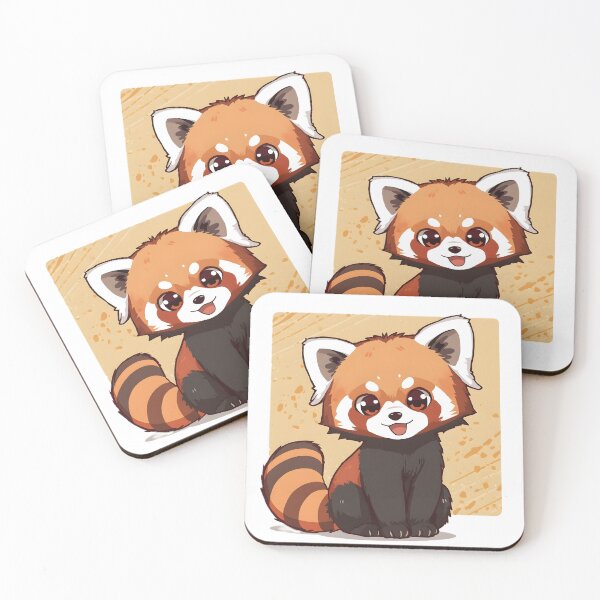 Item preview, Cute Kawaii Red Panda Sticker | Adorable Cartoon Red Panda Illustration designed and sold by dreamz-world.