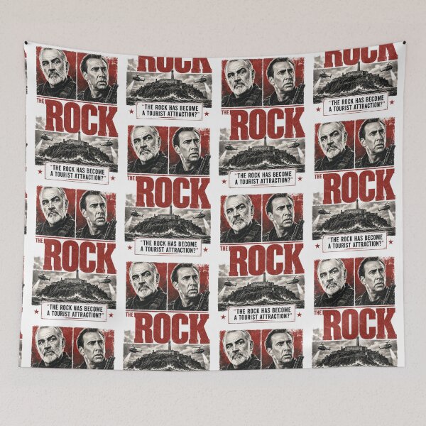 Item preview, Vintage Alcatraz Action Movie Inspired Poster with Iconic Quote designed and sold by pixiedustpaint.