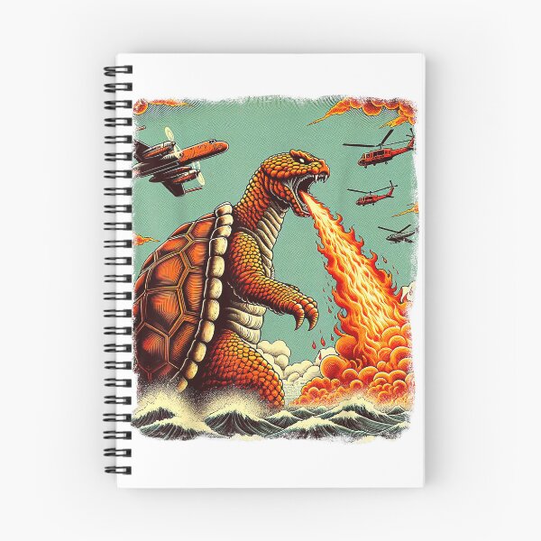 Item preview, Kaiju Turtle Monster Japanese Turtle Kanagawa Wave Japan T-Shirt designed and sold by gidget-gadget.