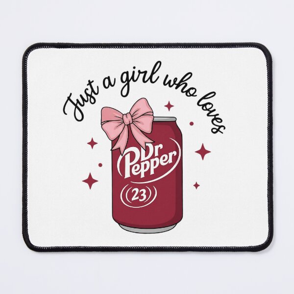 Item preview, Girl Who Loves Dr Pepper designed and sold by ThePrintPig.