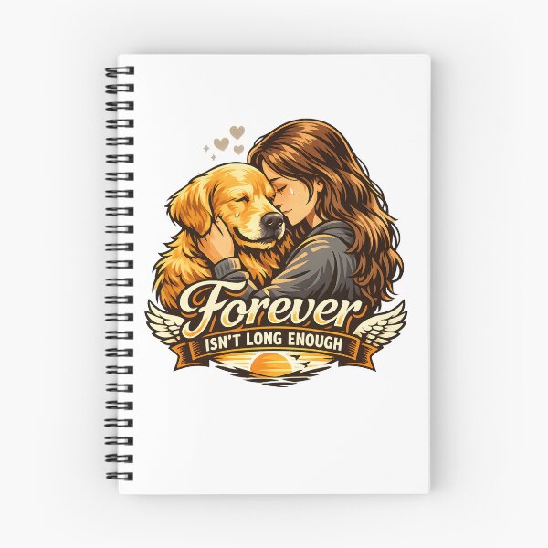 Item preview, Forever Isn't Long Enough Golden Retriever Pet Memorial Shirt designed and sold by Sahil Randhawa.