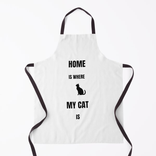 Item preview, Home Is Where My Cat Is Funny Cat Quote Sticker designed and sold by Savage Cat Quotes.