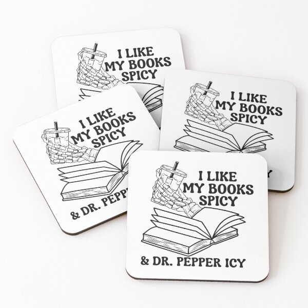 Item preview, I Like My Books Spicy And Dr. Pepper Icy designed and sold by ThePrintPig.