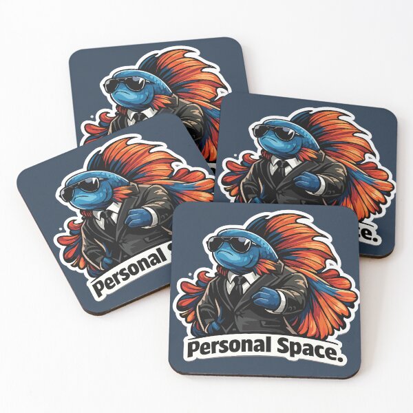 Item preview, Funny Betta Fish Respect My Personal Space designed and sold by SimplePoDesign.