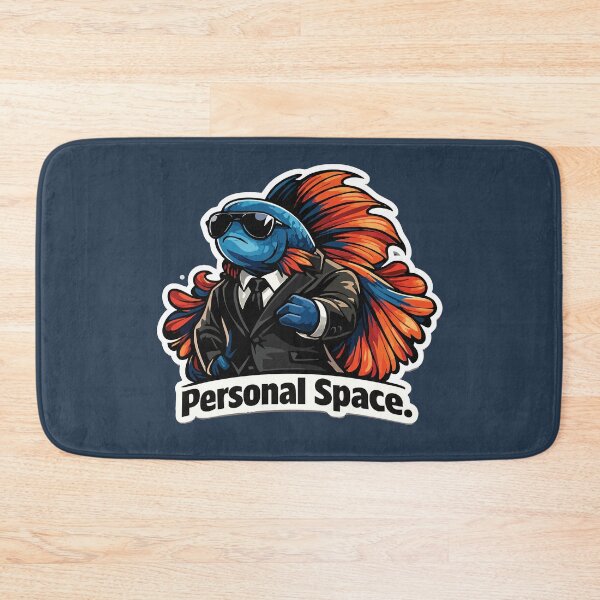 Item preview, Funny Betta Fish Respect My Personal Space designed and sold by SimplePoDesign.