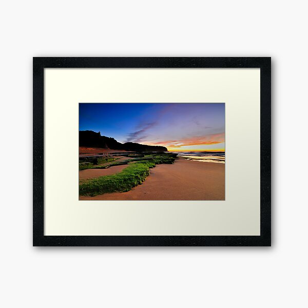 Up Into the Silence the Green Framed Art Print