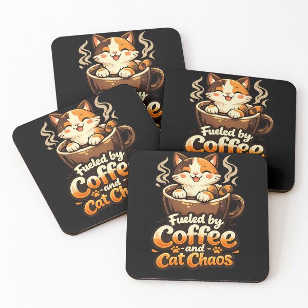 Item preview, Coffee Cat Chaos designed and sold by The Midnight Archive.
