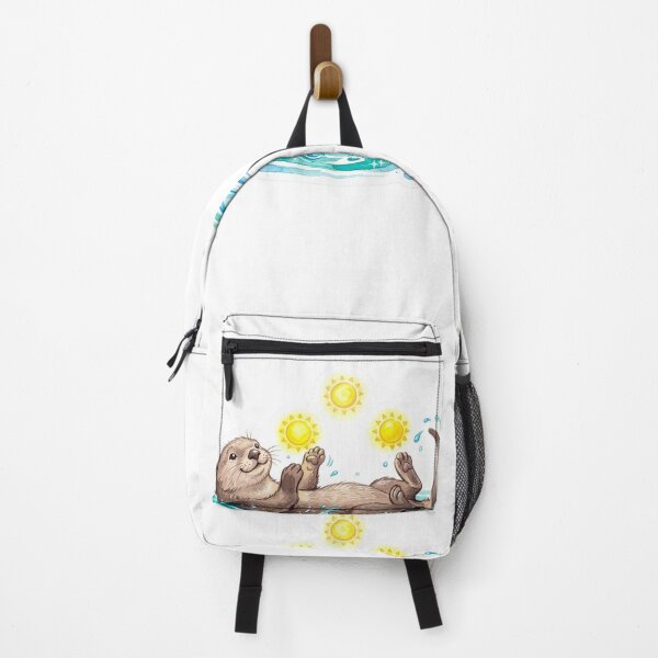 Item preview, Playful Watercolor Otter - Cute Marine Life Sticker Art designed and sold by Mr. Pawsome.