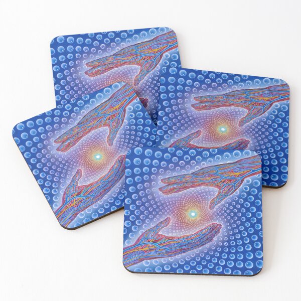 Item preview, dua tangan bercahaya alex grey buatan manusia designed and sold by frame952.
