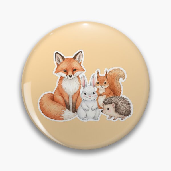 Item preview, Cute Watercolor Woodland Forest Animals designed and sold by BlurBlurDesign.