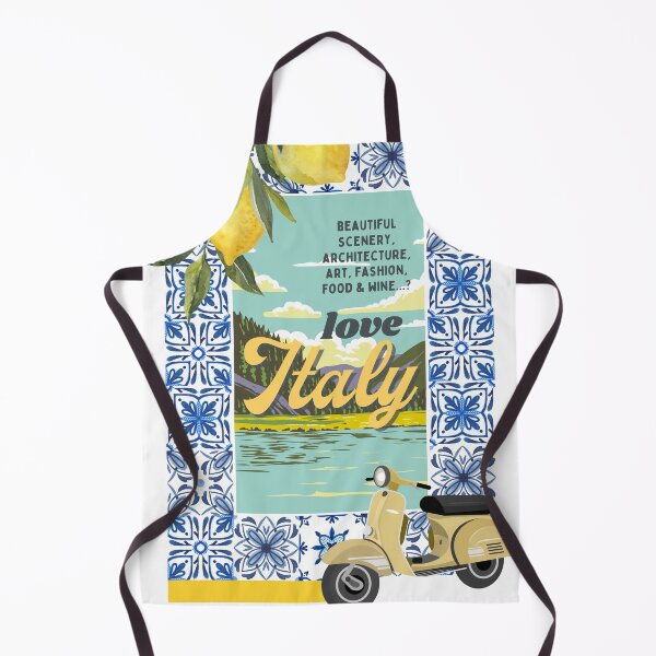 Item preview, Italy Travel Poster designed and sold by TeeGeeTees.