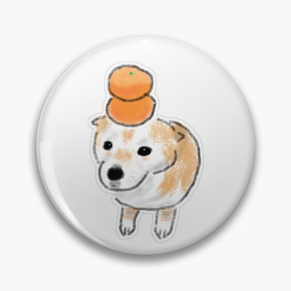 Item preview, Cute Orange Head Dog Hand-Drawn Illustration designed and sold by raun.draw.
