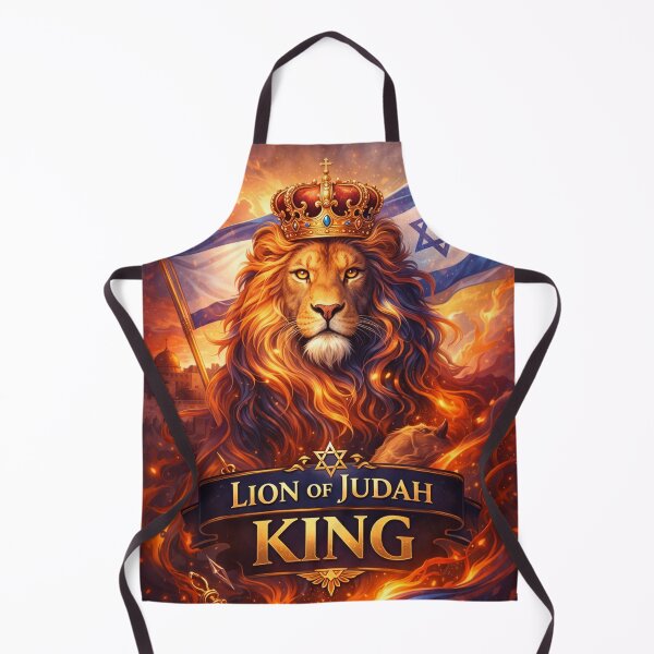 Item preview, Lion of Judah King – Crowned Fire Glory designed and sold by Faithwave Hope & Haven.