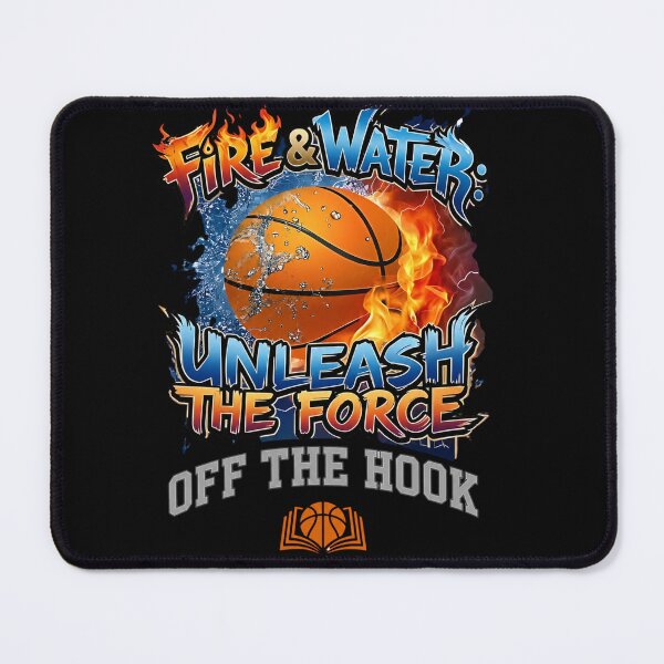 Item preview, Fire & Water Basketball | Unleash The Force Off The Hook designed and sold by Jen.Lou.