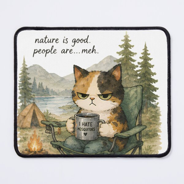 Item preview, Grumpy Calico Cat Nature designed and sold by Lunexa-Lab.