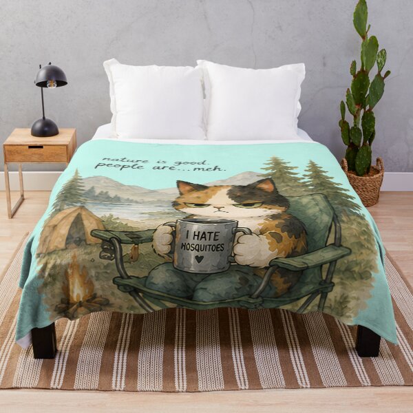 Item preview, Grumpy Calico Cat Nature designed and sold by Lunexa-Lab.