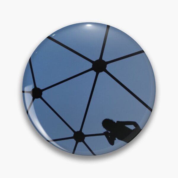 Item preview, Figure Suspended in Geometric Web Blue Sky designed and sold by Amitphotos.