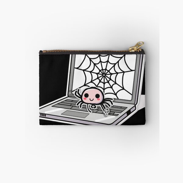 Item preview, Cute Spider On Laptop Sticker designed and sold by VectorForge.