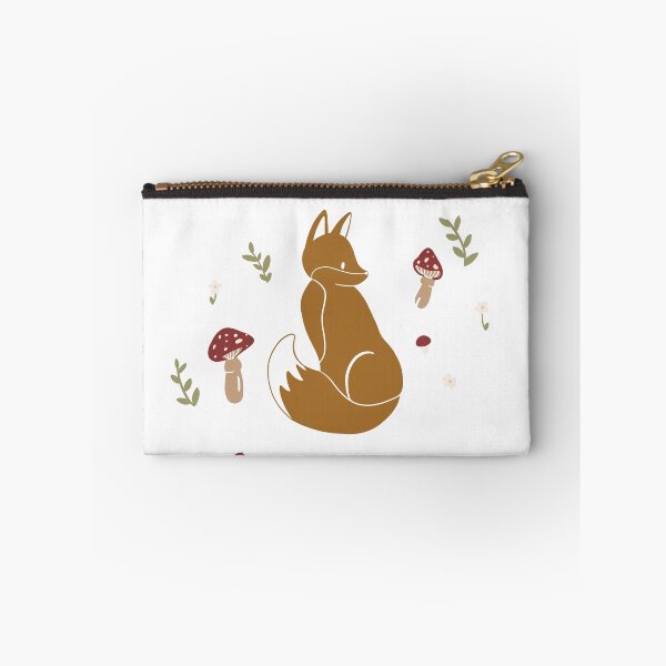 Item preview, minimalistic fox mushroom graphic designed and sold by Mypixieart.