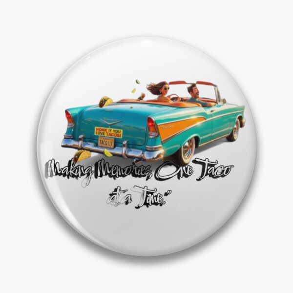 Item preview, Vintage Car Flying Tacos Retro Pop Art designed and sold by zenithdecalco.