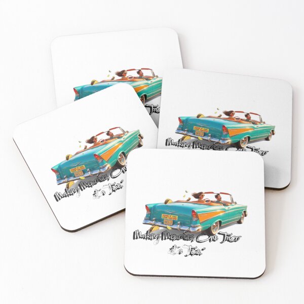 Item preview, Vintage Car Flying Tacos Retro Pop Art designed and sold by zenithdecalco.