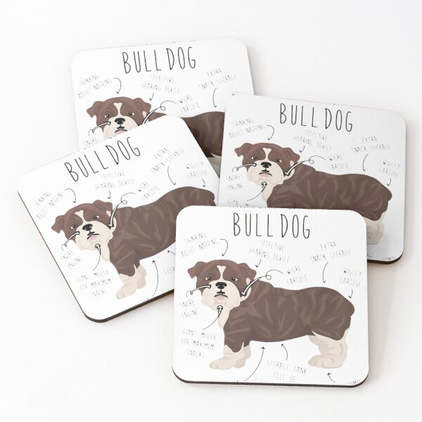 Item preview, Anatomy of a Bulldog Funny Dog Lover Gift designed and sold by SoyLamderma.