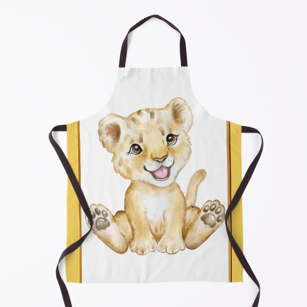 Item preview, Lion Cub in Frame Yellow/Gold designed and sold by TeeGeeTees.