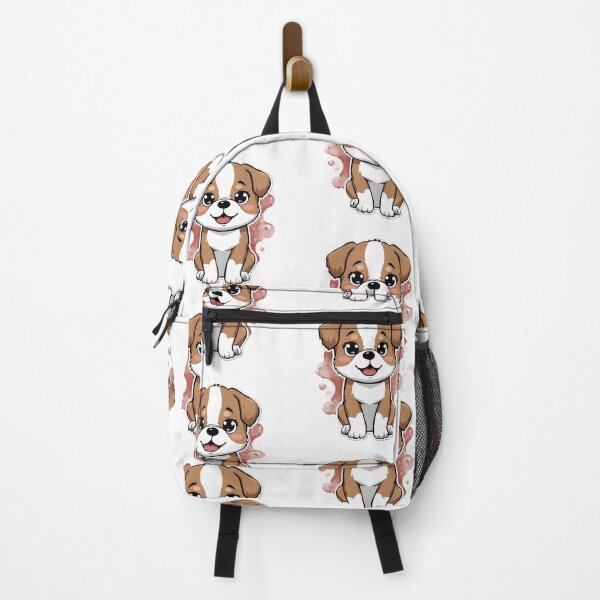 Item preview, Cute Kawaii Puppy Sticker | Adorable Cartoon Dog Illustration | Brown & White Puppy designed and sold by dreamz-world.