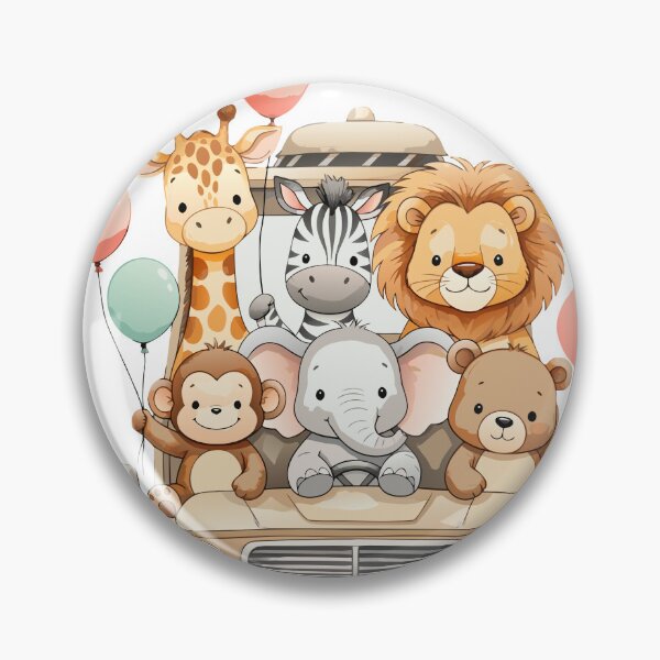 Item preview, Cute Animals in Car Yellow/Gold Frame designed and sold by TeeGeeTees.