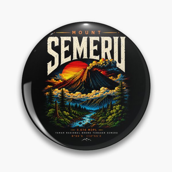 Item preview, Mount Semeru Volcano – Indonesia’s Highest Active Volcano | Bromo Tengger Semeru National Park Hiking designed and sold by maseno.