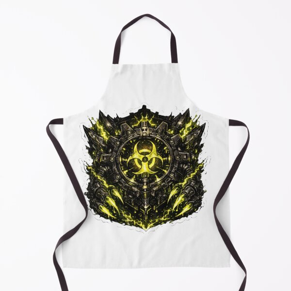 Item preview, Cybernetic Biohazard Shield with Radioactive Green Voltage designed and sold by RiteshCenter .