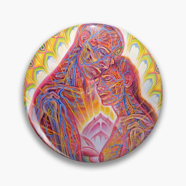 Item preview, cinta dua sejoli ciptaaan alex grey penuh warna designed and sold by frame952.