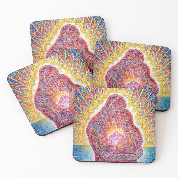 Item preview, cinta dua sejoli ciptaaan alex grey penuh warna designed and sold by frame952.