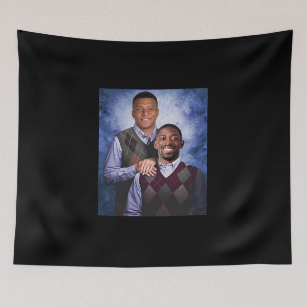 Item preview, Kylian Mbappe and Ousmane Dembele Step Bros Football Funny designed and sold by DesignForYou79.