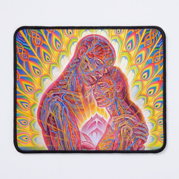Item preview, cinta dua sejoli ciptaaan alex grey penuh warna designed and sold by frame952.