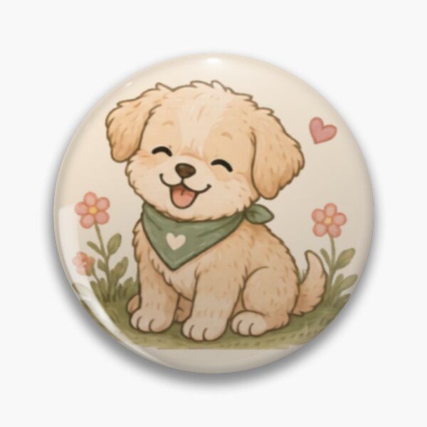 Item preview, Cute Happy Puppy designed and sold by MellowMunchkins.