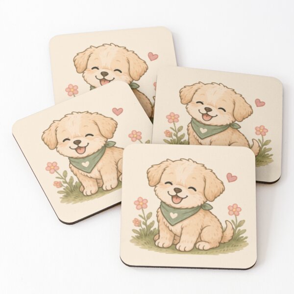 Item preview, Cute Happy Puppy designed and sold by MellowMunchkins.