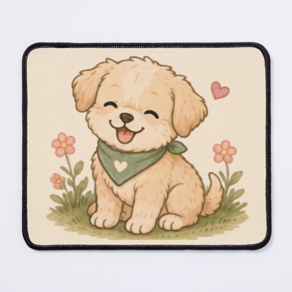 Item preview, Cute Happy Puppy designed and sold by MellowMunchkins.