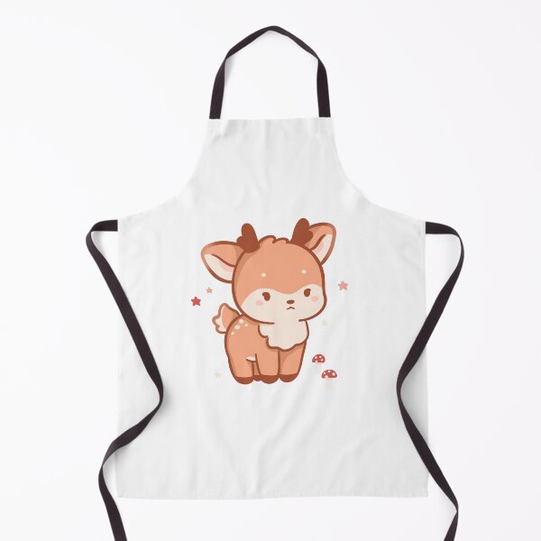 Item preview, deer kawaii chibi cute baby reindeer designed and sold by Mypixieart.
