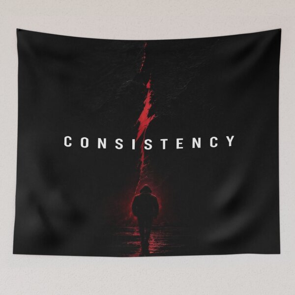 Item preview, Consistency Is The Key To Your Joy and Peace Inspiring Motivational and Inspirational Quote designed and sold by Matt_Smith.