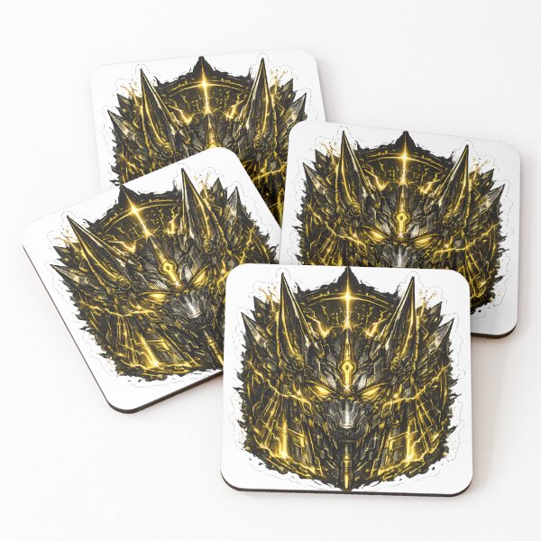Item preview, Cybernetic Anubis Mecha Armor with Neon Gold Lightning designed and sold by RiteshCenter .