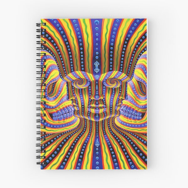 Item preview, tatapan dua wajah alex grey warna kuning biru designed and sold by frame952.