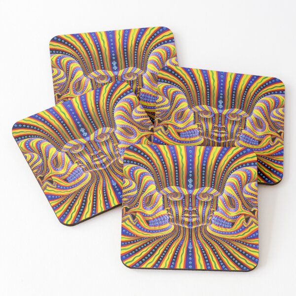 Item preview, tatapan dua wajah alex grey warna kuning biru designed and sold by frame952.
