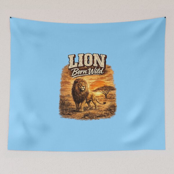 Item preview, Vintage lion in the Wild designed and sold by annenambiro.