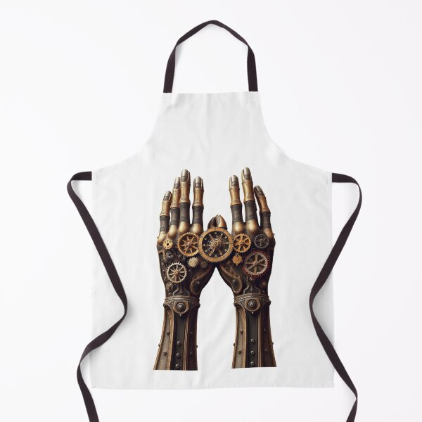 Item preview, A Pair Of Hands Made From Intricate Clockwork Mech designed and sold by QuirkThreadsCo.